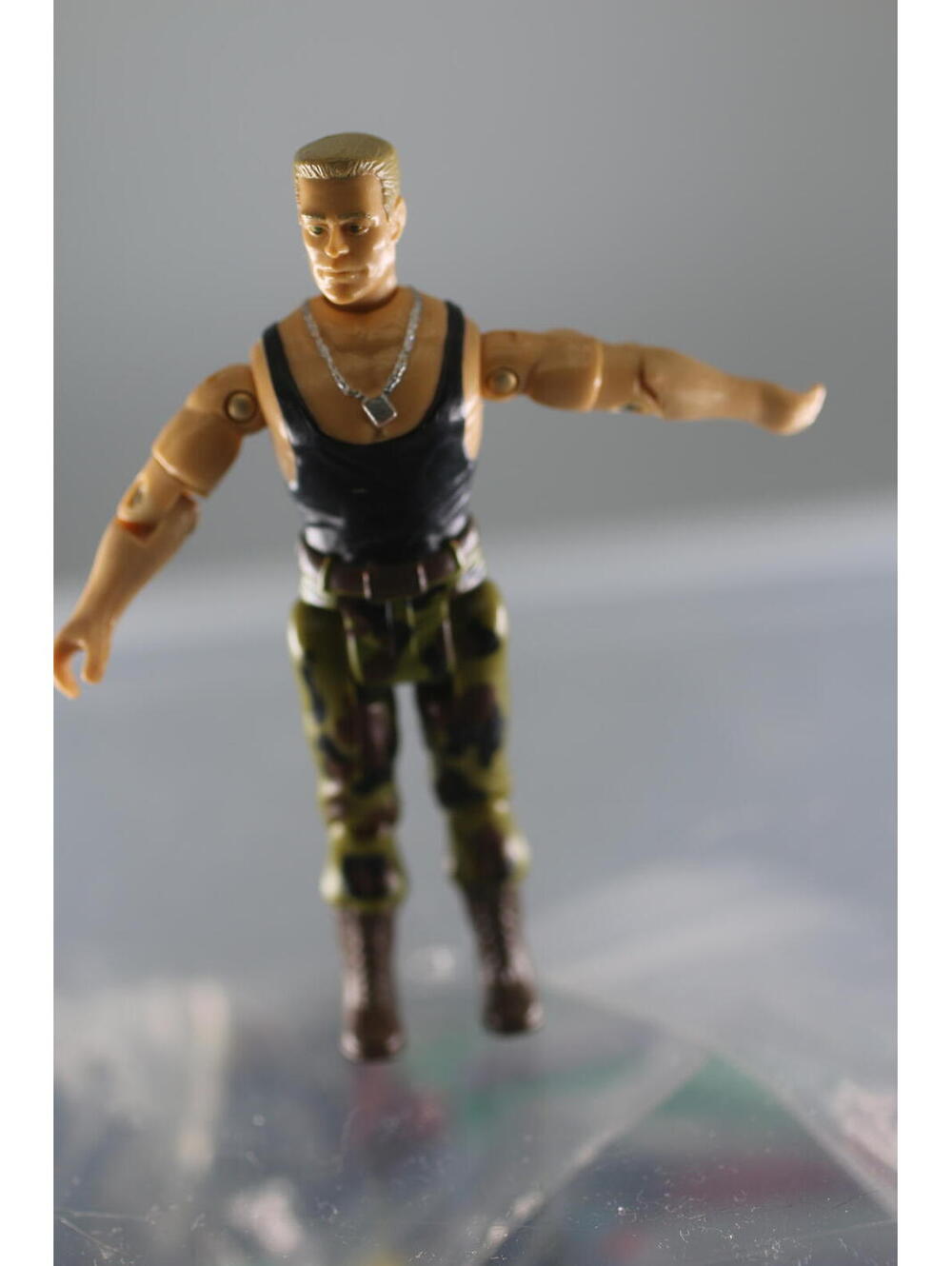 Street Fighter Guile Sonic Boom Action Figure Vintage 1990s Hasbro